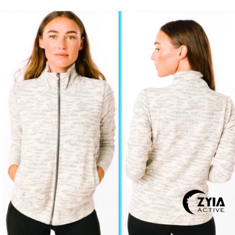 Zyia Active Combo Zipper Jacket - small